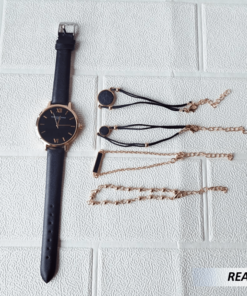 Reloj con pulseras para mujer